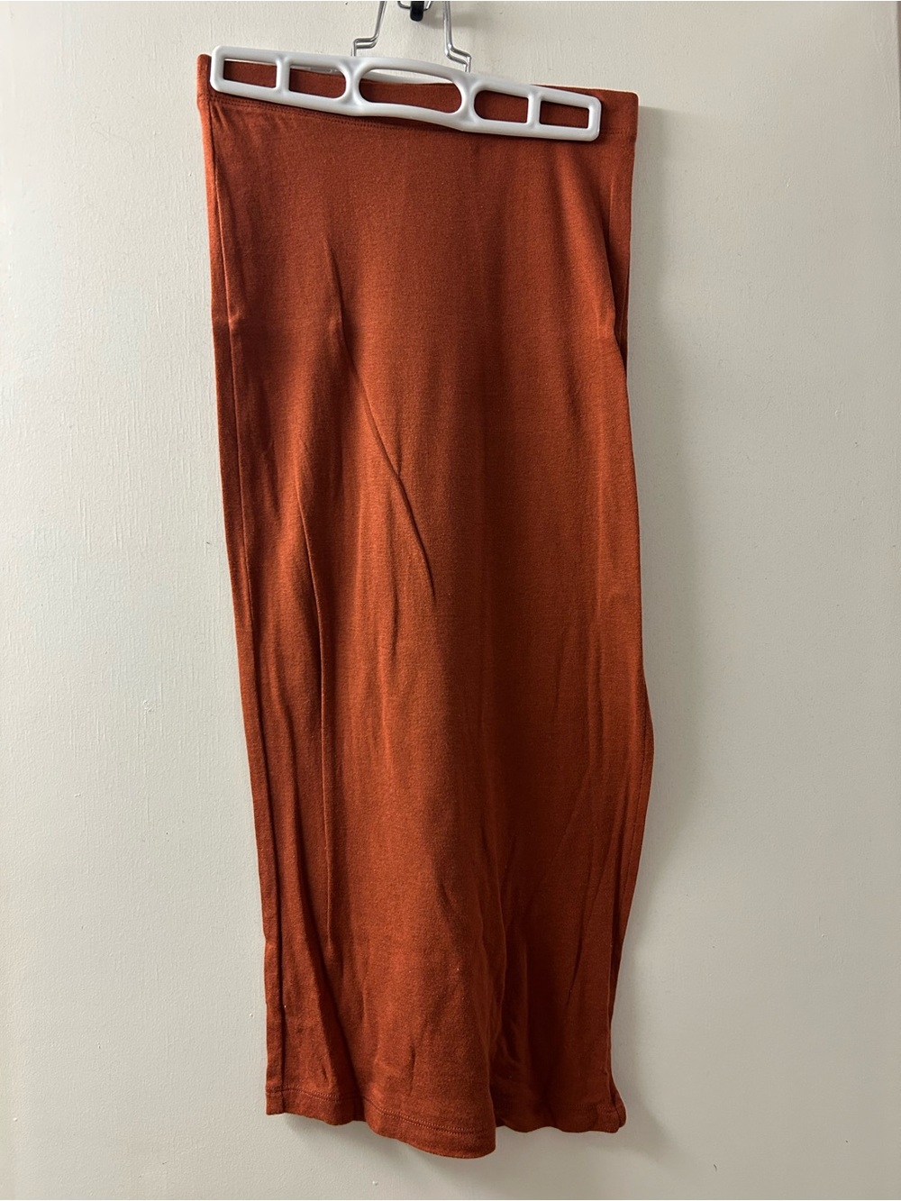 Forever 21 Rust Orange Midi Skirt